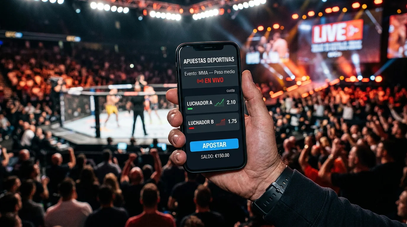 Casas de apuestas UFC con licencia DGOJ en España para mercados de MMA